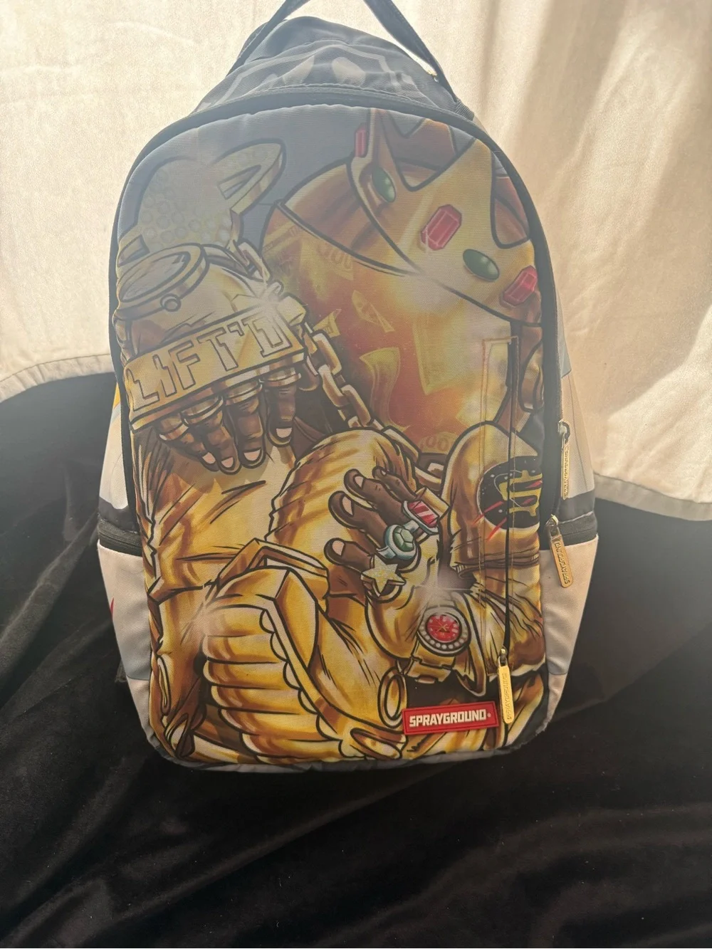 Sprayground Yellow, Gold, & Black Astronaut 🧑‍🚀  Backpack